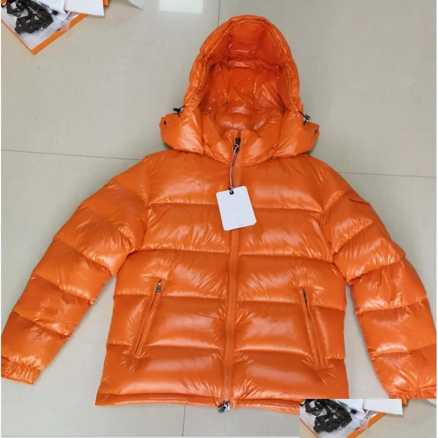 Hommes Down Parkas Men Monclai Jacket Nylon Designer Coat Pockets Snap-Off Détachement Drop Drop Livraison Vêtements