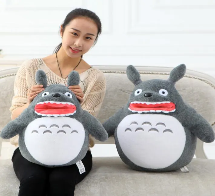 Kawaii min Neightor Totoro fyllda leksaker Japan Anime Totoro Plush Doll Toy for Children Gift Decoration 38cm1119536