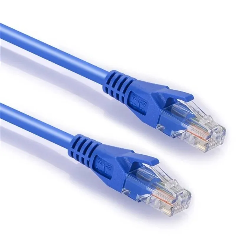 Cavo di rete di categoria 5 1000 m/s entro 5 metri jumper blu a cat 5e un cavo di rete una coppia intrecciata in filo LAN quattro coppie