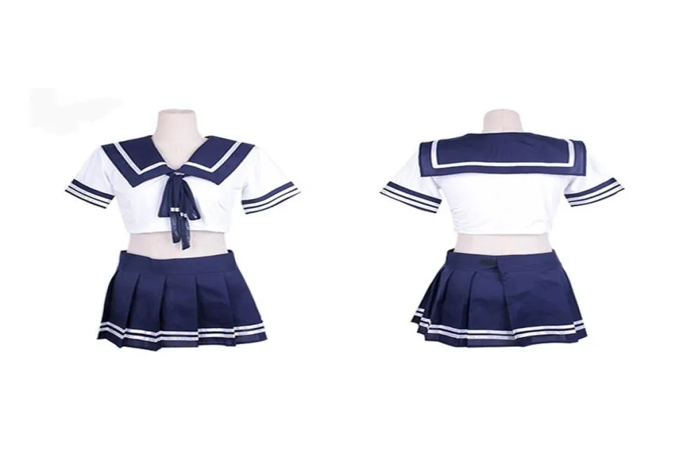 4xl Size School Student Uczeń mundur japońskiej uczennicy erotycznej pokojówka erotyczna kostium seks mini spódnica strój seksowna bielizna cosplaya egzotyczna 212344096