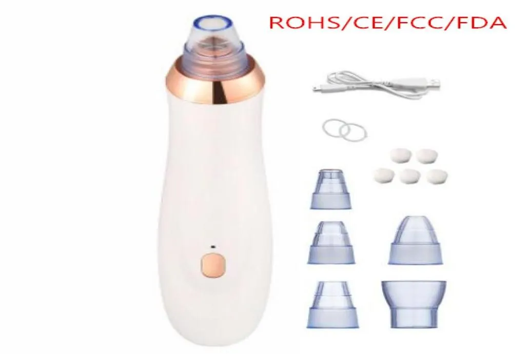 USB rechargable Vacuum Pore Cleaner Microdermabrasion Blackhead Acne Scar removal Exfoliating cleansing Personal Care Appliances6087063