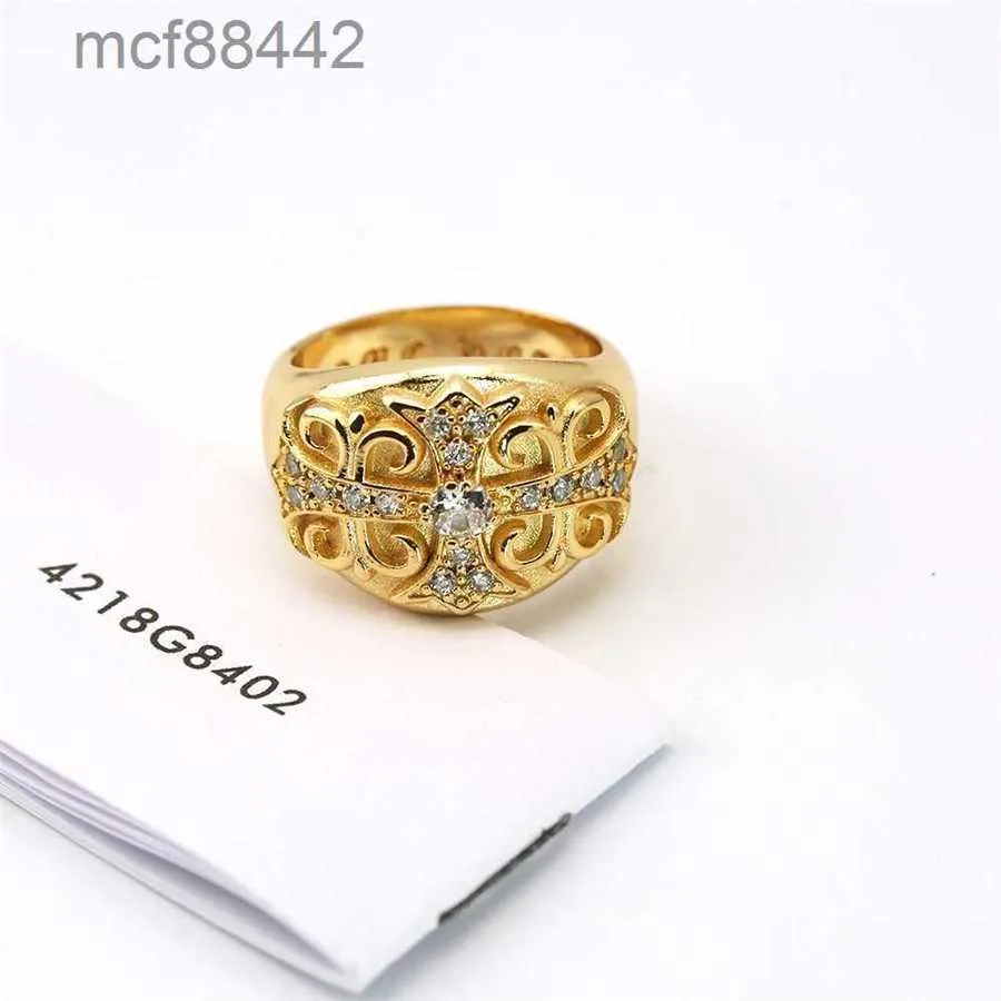 Designer Hearts Ring for Women Men Luxury Classic CH Band Fashion Unisex manschettpar Chromees Gold Jewelry Gift 6usj