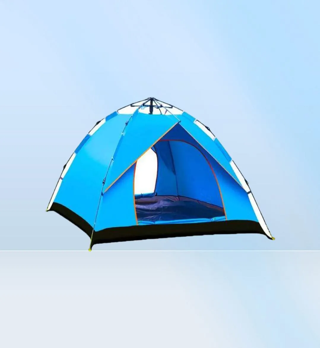 35 personnes grandes tentes Configuration rapide famille extérieur imperméable UV Protection Camping Randonnée Pliage pliable S 2203016825650