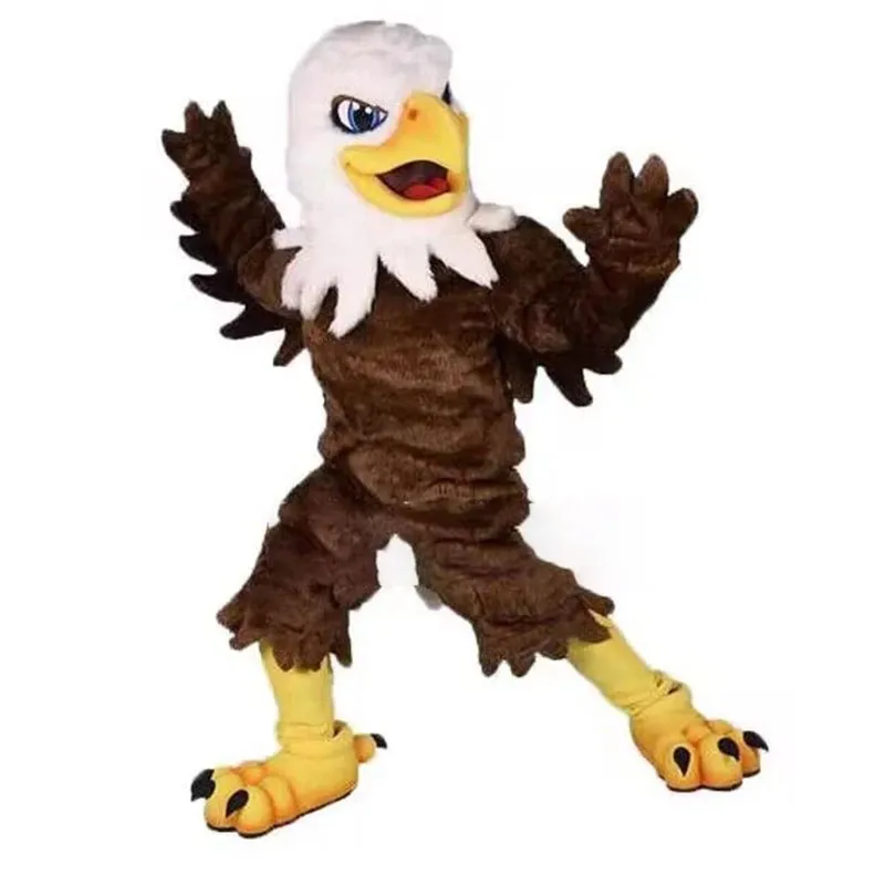 2024 Wysokiej jakości maskotka Eagle Mascot Fancy Dress For Men Women Halloween Outdoor Stroit Mascot do dorosłych zabawny strój garnitur