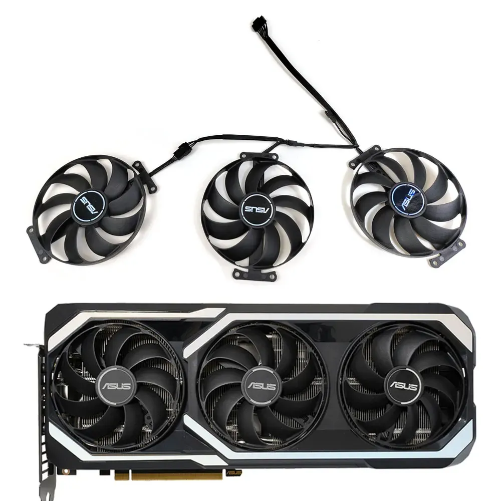 PADS NYA 85MM 7PIN T129215BU RTX3070 GPU -fläkt för Asus GeForce RTX 3070 3060 Ti Megalodon Gaming GPU Cooler Fan