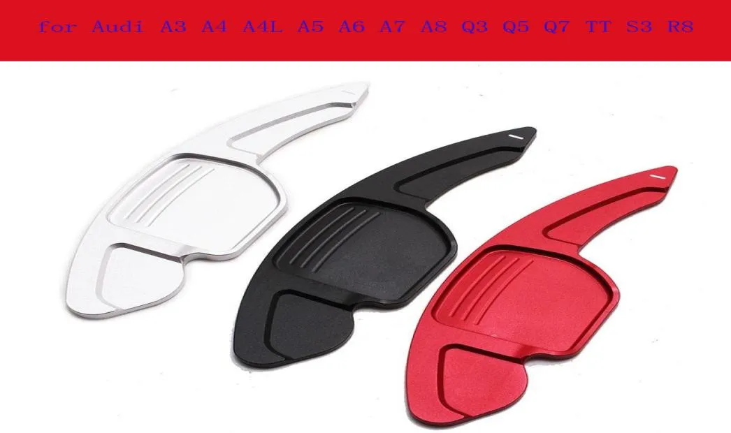 2PCS Aluminum Alloy Steering Wheel Shift Paddle Shifter for Audi A3 A4 A4L A5 A6 A7 A8 Q3 Q5 Q7 TT S3 R8 Car Accessories7638063