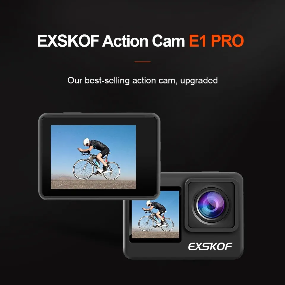 EXSKOF E1 PRO 4K Eken Camera 4k WIFI, 4x Zoom, Waterproof, Ideal For ...
