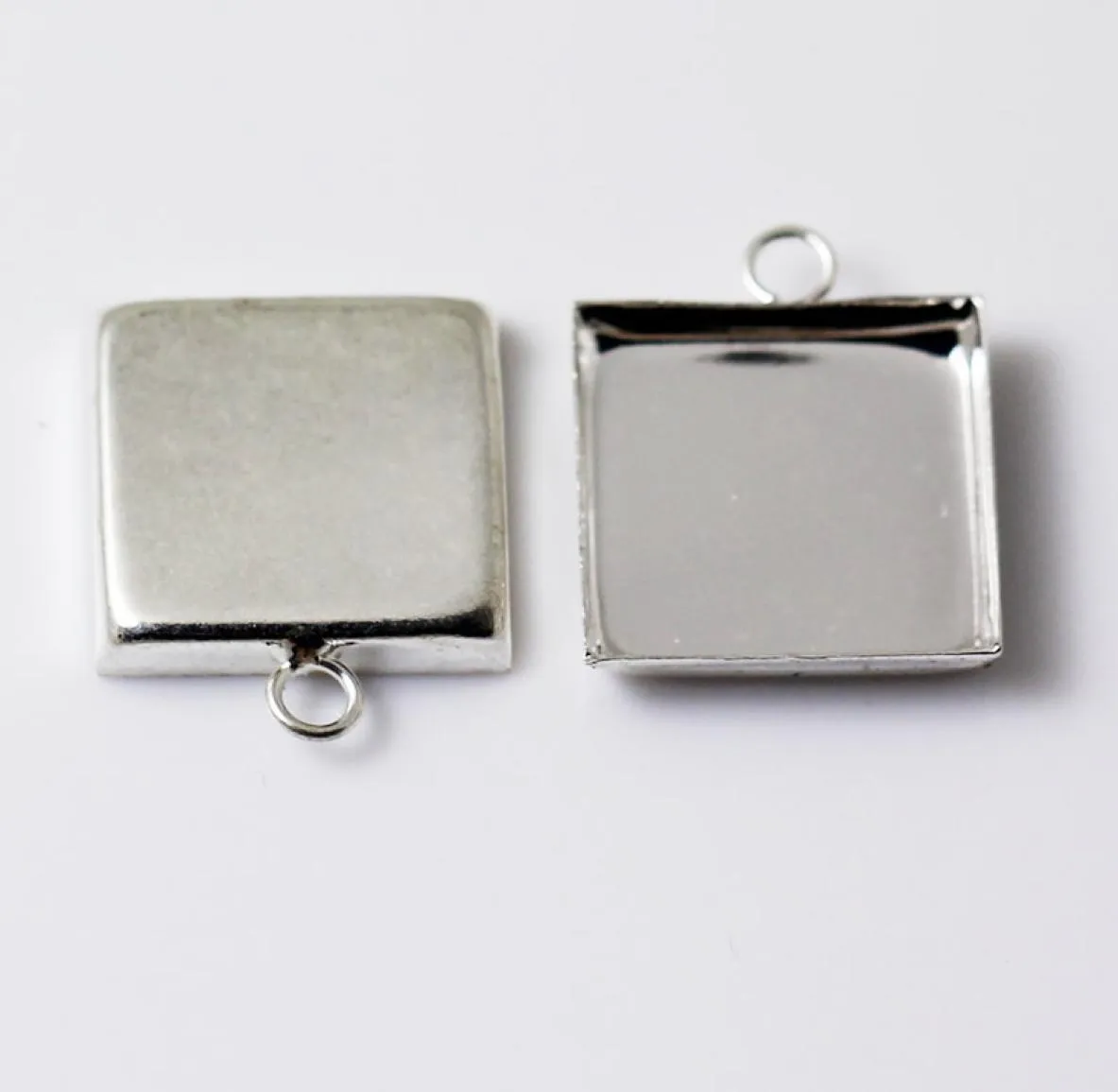 Beadsnice Square Bezel Blank Pendant Brass Cabochon Settings Handmade Bijoux Accessoires Gift Item 3496805