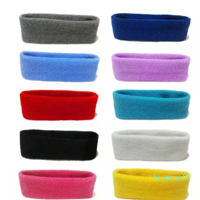 Cotton Women Men Sport Sweat Sweatband Headband Yoga Gym Stretch Head Band Hair