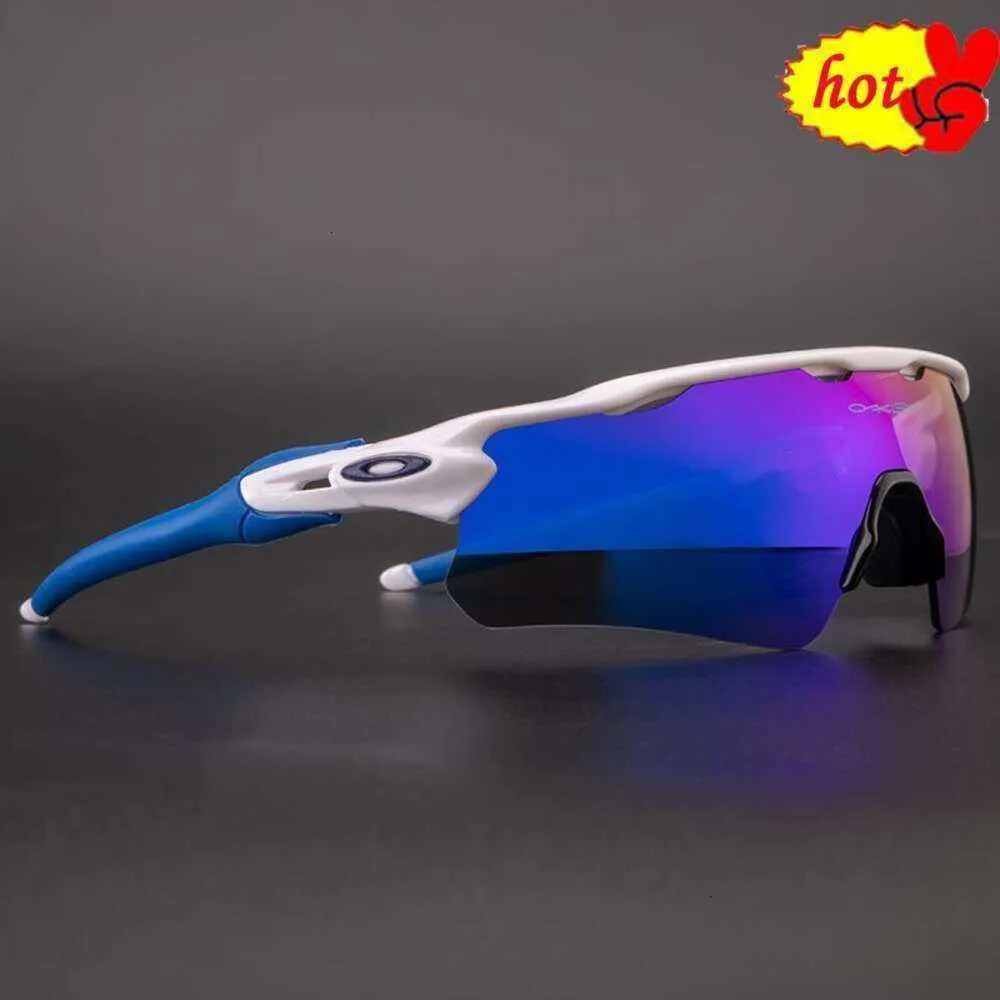 UV400 fietsen zonnebril 3 lenzen fietsen brillen sporten buitenglazen fietsen bril gepolariseerd met case voor mannen vrouwen oo9463 443