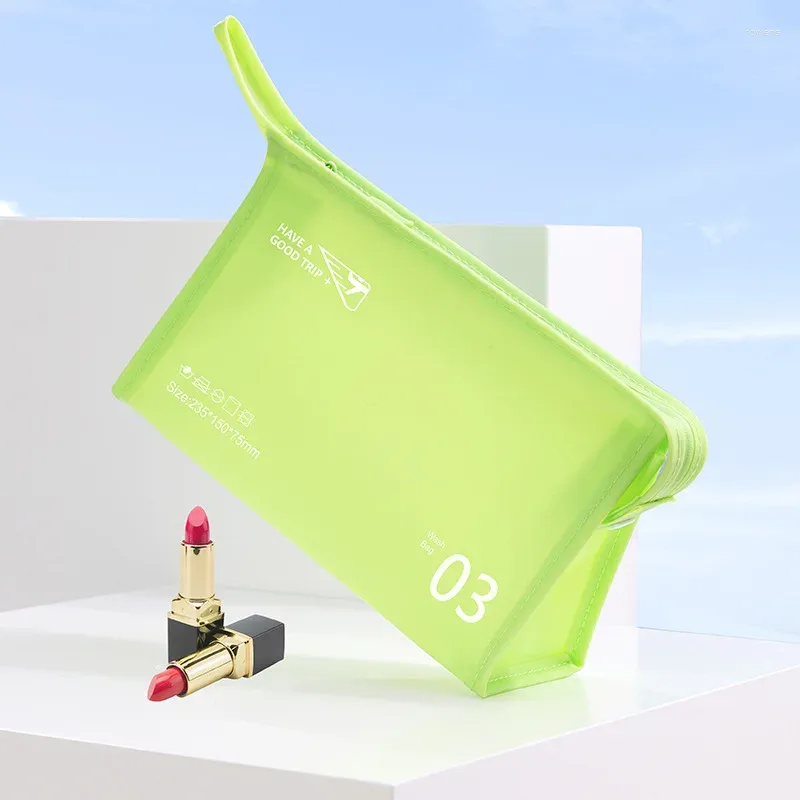 Косметические пакеты водонепроницаемые ПВХ -туалетные пакеты на молнии с ручкой портативный мешочек для макияжа для женщин