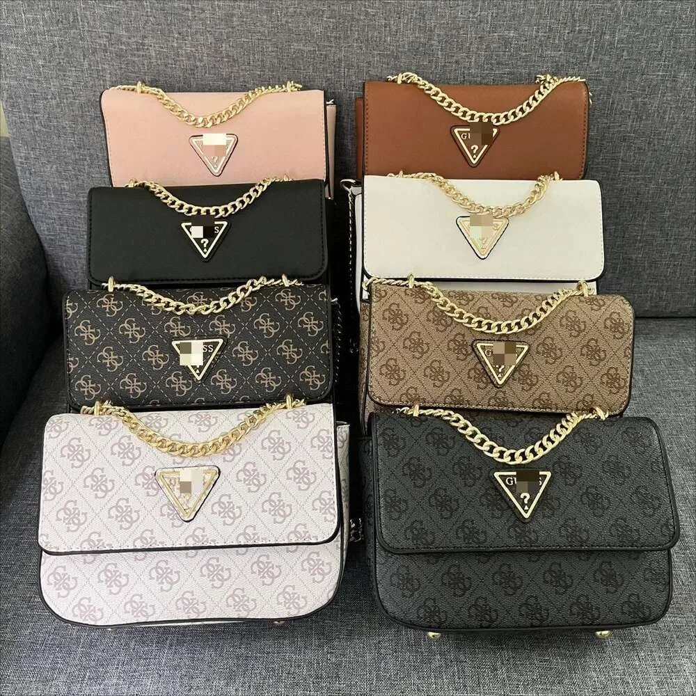 Handbag Designer Hot Vendre 50% de réduction sur les sacs d'épaule Gus New Chain Splicing Printing Color Color Fashion Square Sacle Single Bodage Crossbody Womens