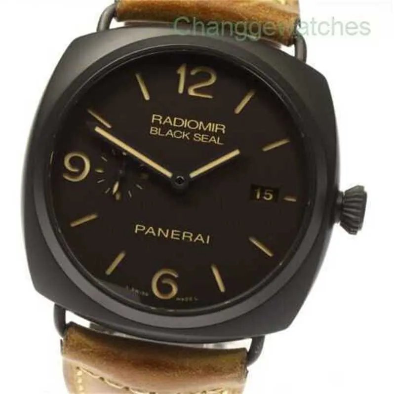 Designer Wristbatch Luxury Watches Automatic Watch Men WatchPenerei Composite Black Seal 3 Days PAM00505 Handmade Chord Mens Watch_767106wlLQ07