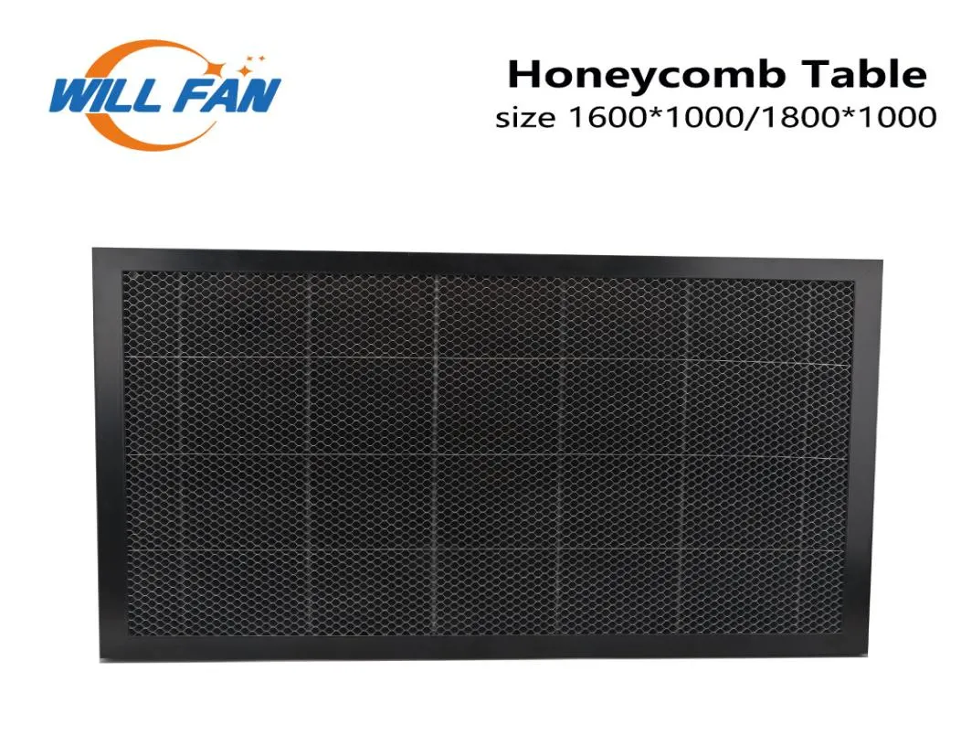 Fan Fan 1600X10001800X1000mm Laser Honeycomb Table Board Piattaforma Laser Parti per tagliare l'incisione MACCHINA ALLORE8586202