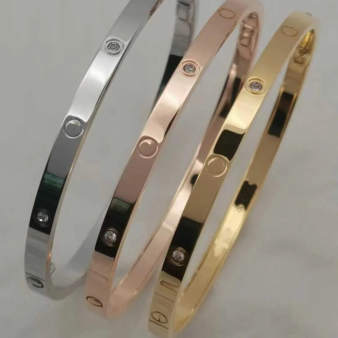 Designer Versatile ZhiCarter 6th Generation Diamond Bracelet Titanium Steel Jewelry Couple Special YM9R
