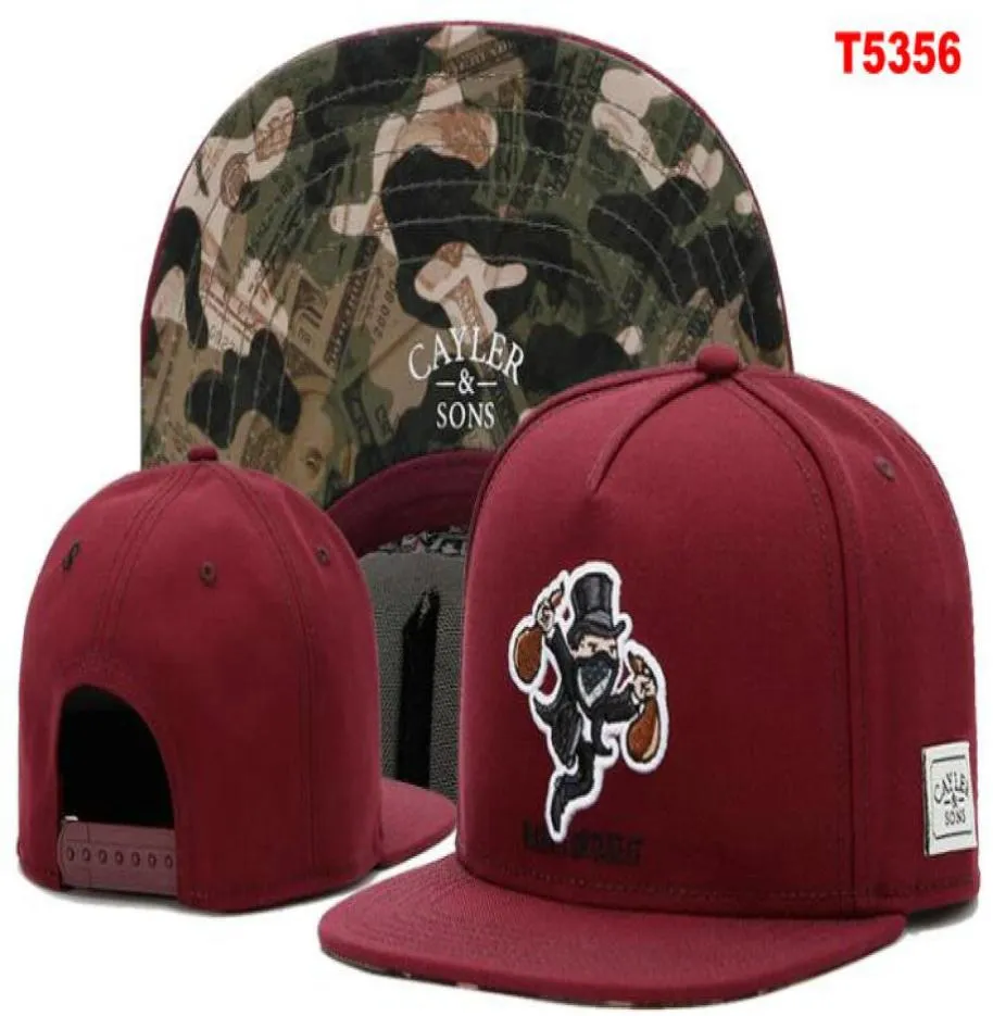 Sons Snapback Caps voler des chapeaux de baseball en argent Brand Snapbacks Casquette Gorras pour hommes WOM471960