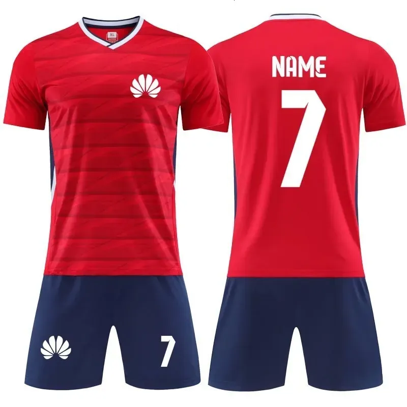 Ensembles de course de course pour enfants adultes Jerseys de football sets de football masculin kit de foot