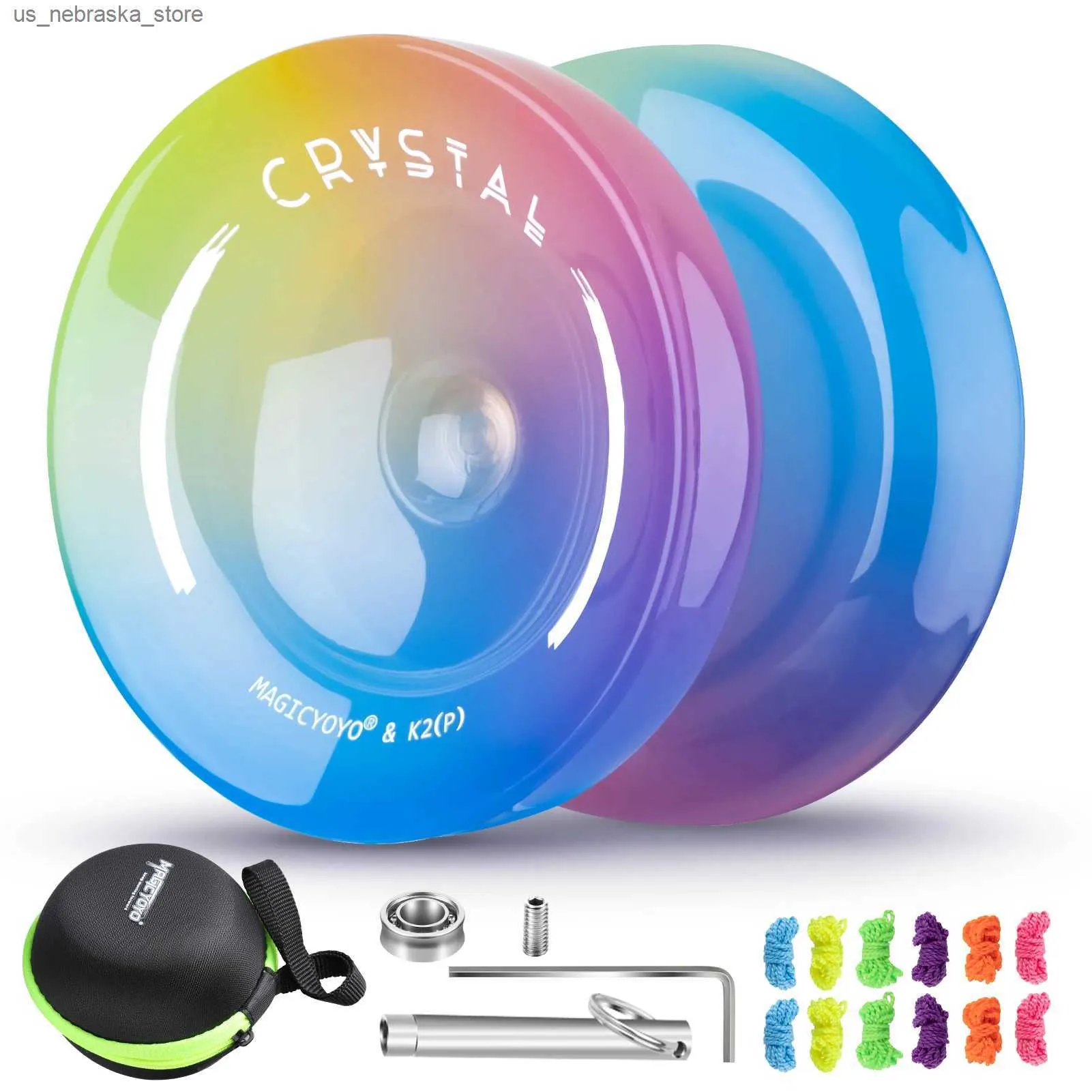 Yoyo Magicyoyo Crystal Yoyo K2 Hem gelişmiş hem de tepkisiz yoyo uygulamaları için tasarlanmış yeni başlayanlar ve çocuklar için profesyonel bir duyarlı yoyo q240418