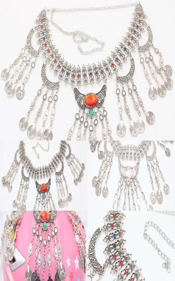 بوهيمي الأزياء الوطنية على الطراز الوطني هيئة أنثى مجوهرات الخصر سلسلة الخصر ليدي 2448373