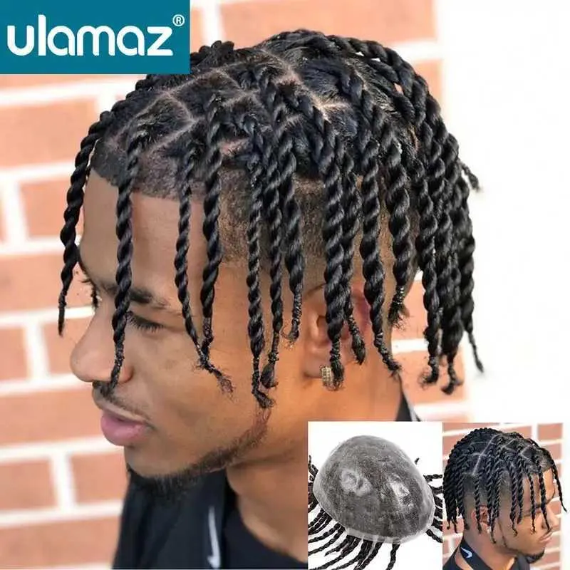 Twisted Braided Wig For Men Non Deformable M Hair... From  display picture 1