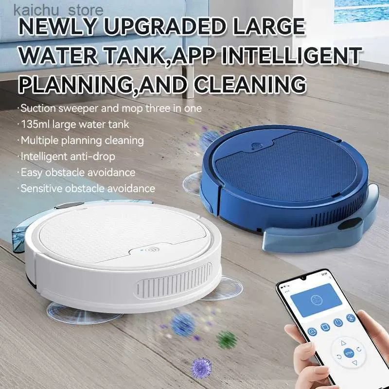 Robot Vacuüm Cleaners 2024 NIEUW 3 IN 1 VWAGENDE EN VERKOOPENDE Wireless Vacuum Cleaner Smart Swing Robot Home Sweeper vegen robots voor Home Y240418