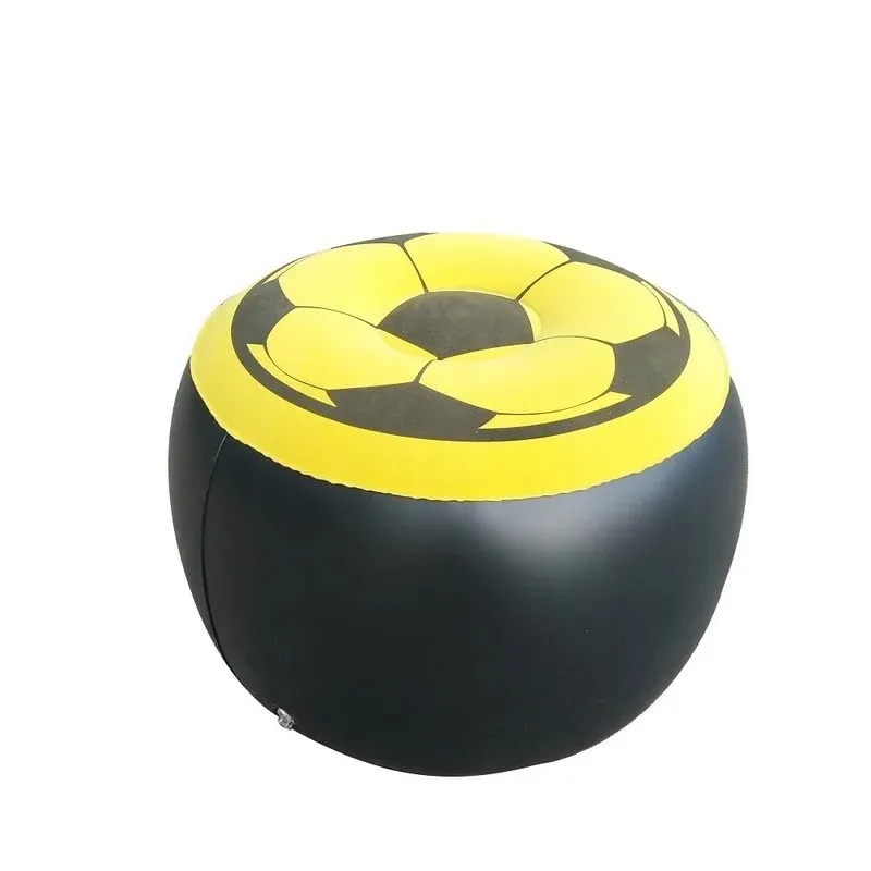 2024 Thickened PVC inflatable flocking football seat, portable travel inflatable stool retail Sure, here are three related long-tail