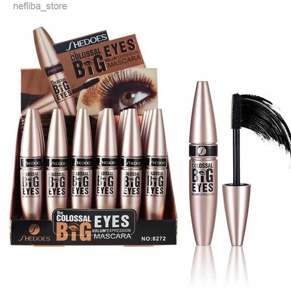 Mascara 24Pcs Black Mascara Liquid Lash Extensions Long-Lasting Lengthening and Volumizing for a Full Fan Effect L410