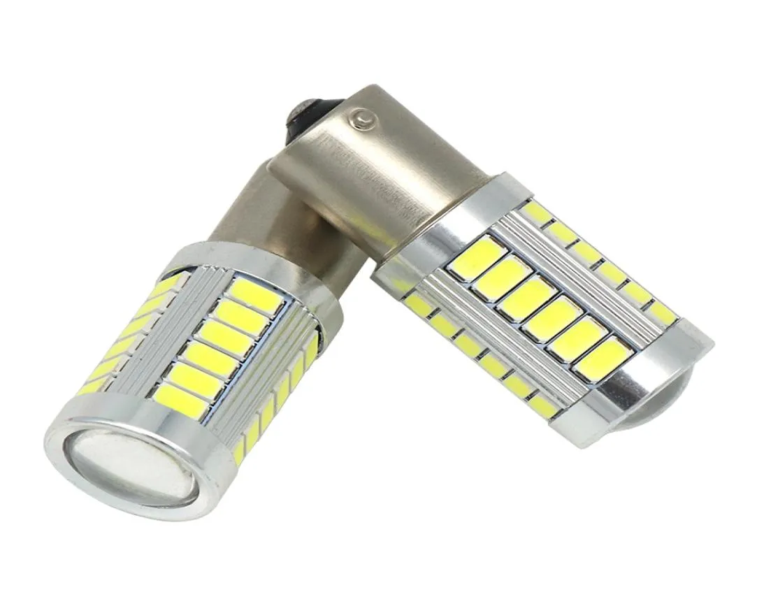 1156 P21W 7056 BA15S 33 SMD 5630 5730 LED araba fren farları sis ampul otomatik ters lamba gündüz çalışma açık kırmızı beyaz sarı 12v3688193