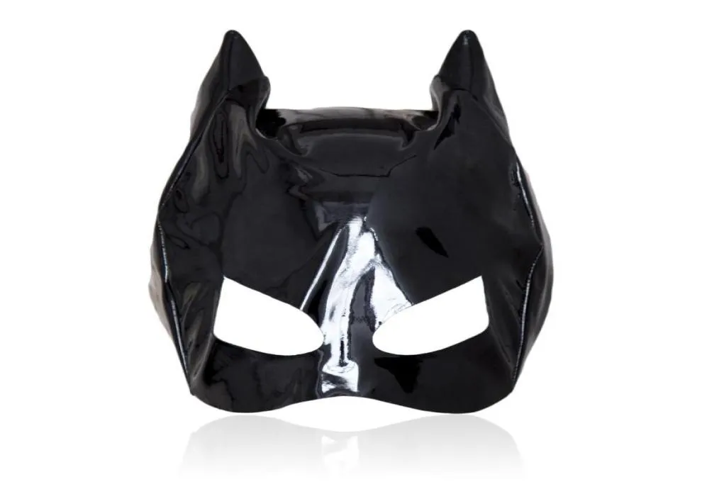 Massage Cosplay Adult Sexy Love Games Fin Patent Leather Mask Sexy Toys for Woman Fetish Mask Bondage Hood Erotic Sexy Products6368416