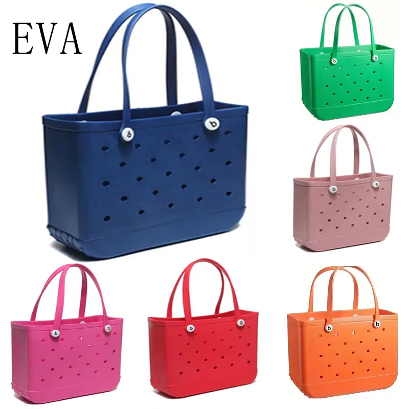 Eva Beach Bag Große Handtasche Neue europäische und amerikanische Mode Umhängetasche großer Kapazitätsloch -Tasche Aufbewahrungstasche