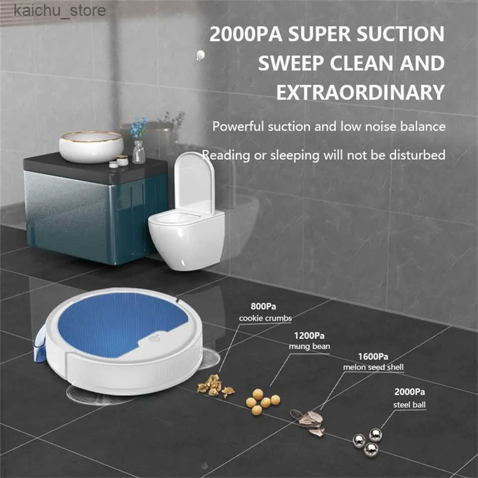 Robot aspirateur 2024 Nouveau 5 dans 1 Robot aspirateur Valage et étage de nettoyage humide Run Machine de plancher sans fil USB Robot Robot Y240418 USB ROBOT Y240418