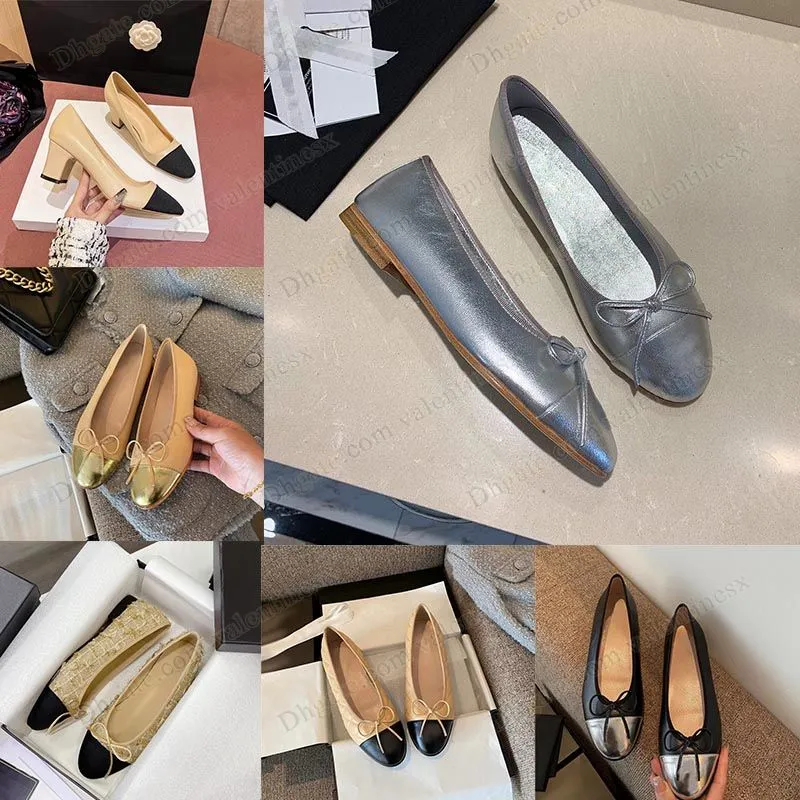 tênis de luxo tênis feminino sapatos de vestido branco dhgate c balé slingback de alta qualidade balé de balé de sandália plana piso designer de piso azul tênis de dança famosa