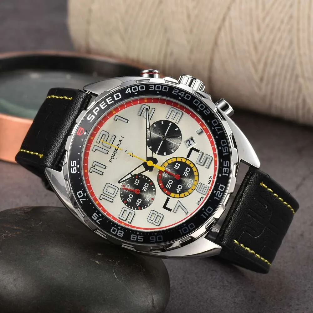 2024 Neues Tag Six-Pin Vollfunktion Chronograph Herren Quartz Watch hochwertiges Luxus-Chronographen