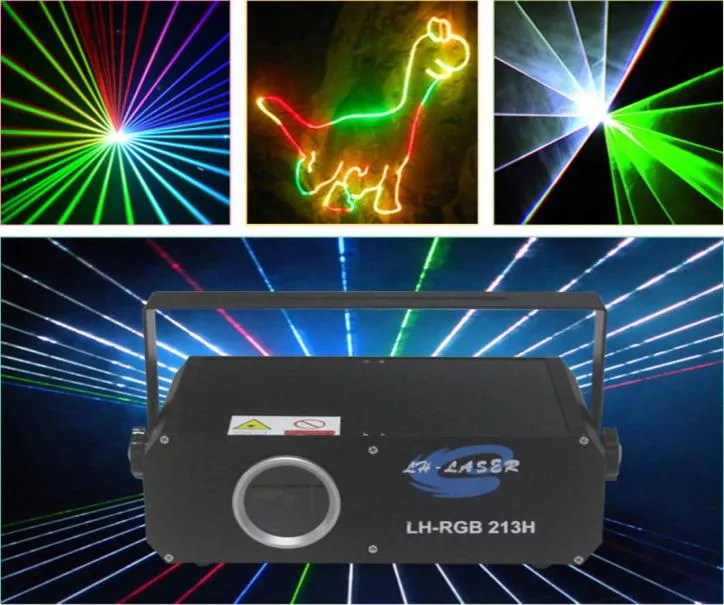 ILDADMX512 1000MW Éclairage laser d'animation RVB avec effets Auto et son Projecteur de scène disco active Auto et son Projecteur8827015