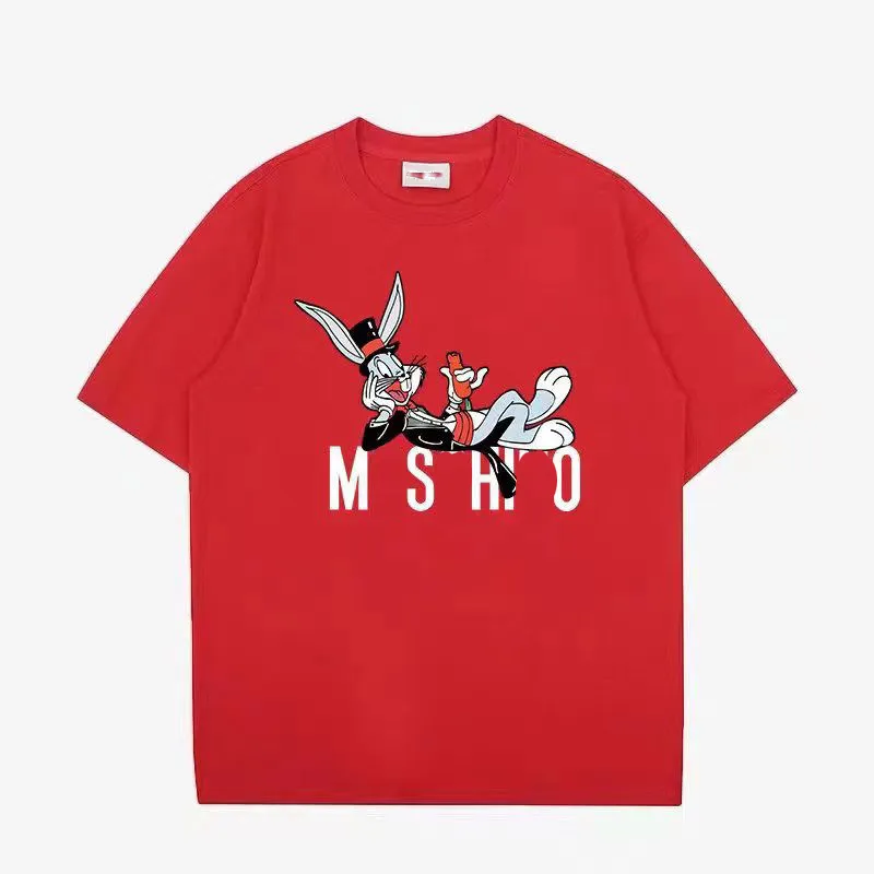 maglietta da uomo dsquares maglietta rhude camicia camicia de designer rotonda collo rotondo puro cotone in cotone lettera stampata a maniche corta maglietta da donna stussy