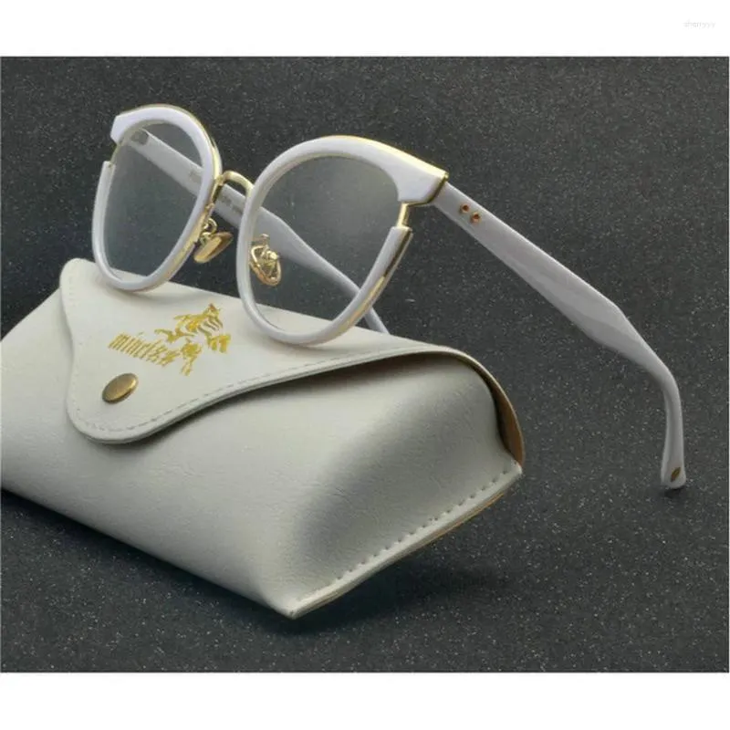 サングラスフレームファッションヴィンテージメン女性猫眼鏡フレームフレームアンチ疲労ゴーグルメガネ