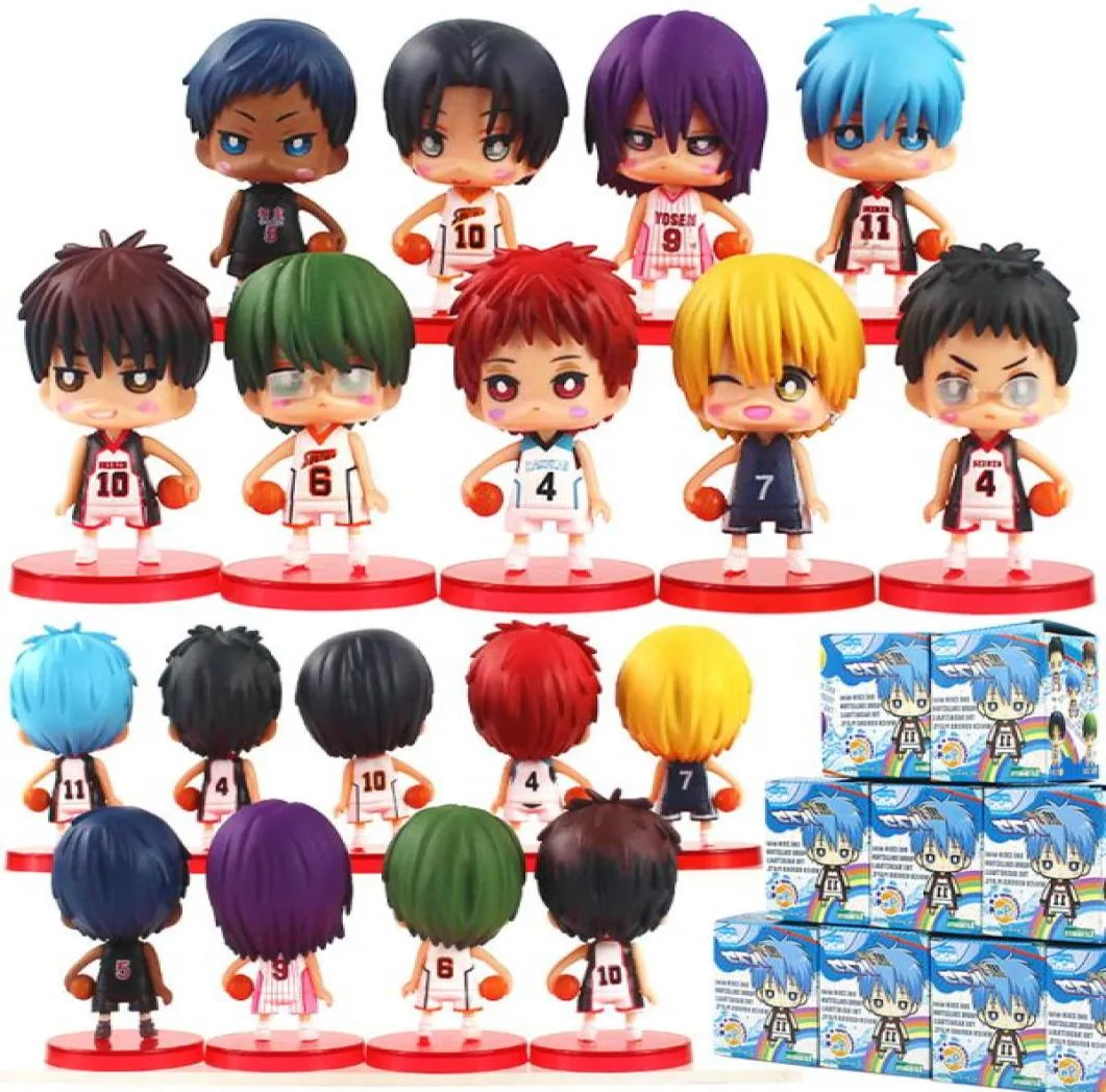 Anime Action Figuur Kuroko039S Basketball Kuroko Kagami Taiga Kise Ryota Midorima PVC Model speelgoedgeschenken voor kinderen3323522