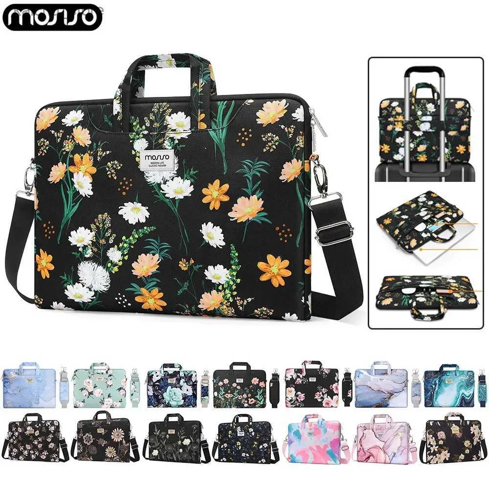 Inne akcesoria komputerowe Torba laptopa dla kobiet mężczyzn 13,3 14 15 16 17,3 cala torebka na ramię MacBook Air Pro Dell HP Lenovo Asus Notebook Bag Messenger Bag Y240418