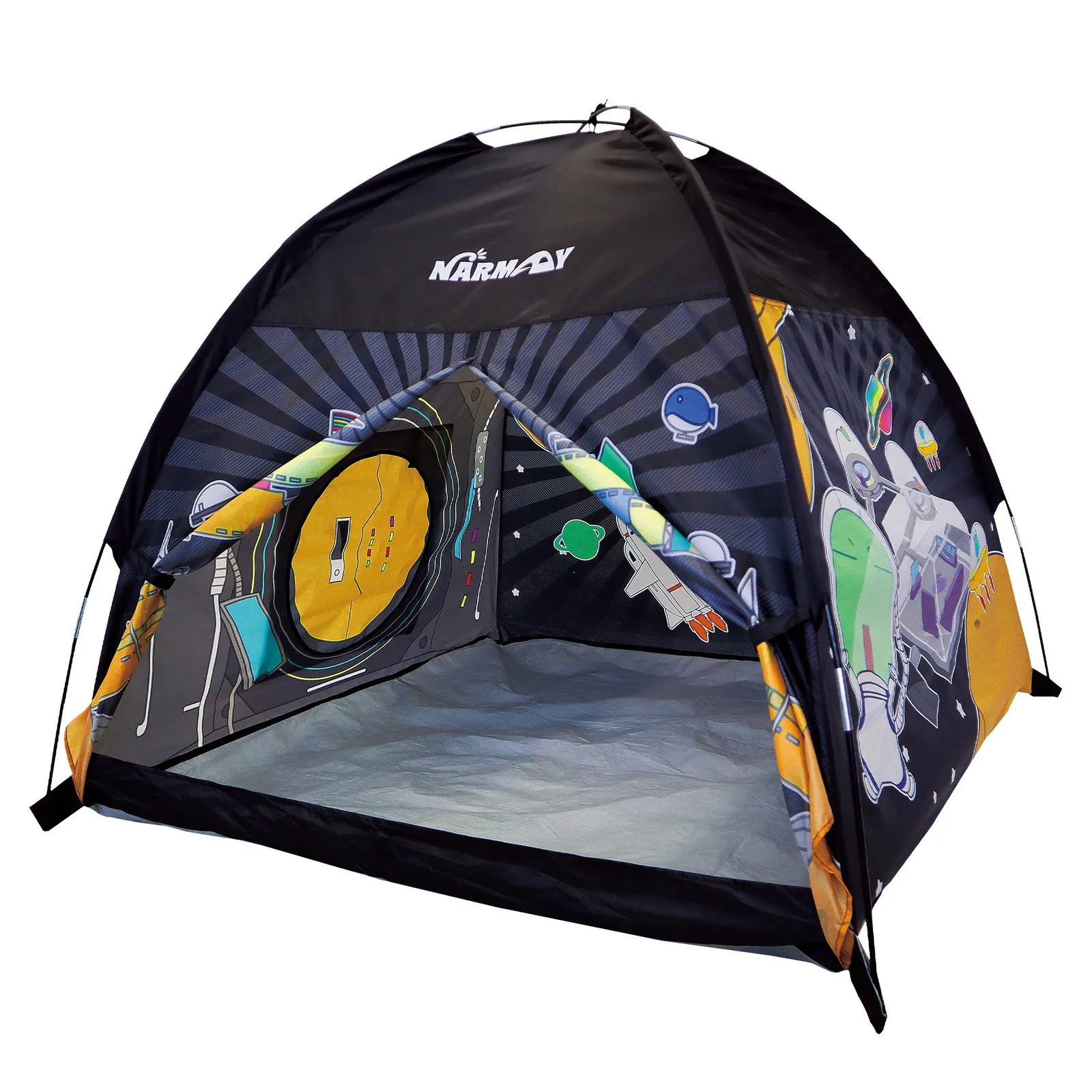 Narmay Play Tent Space World Dome Tält för barn inomhus / utomhus kul - 122 x 122 x 102 cm 240415