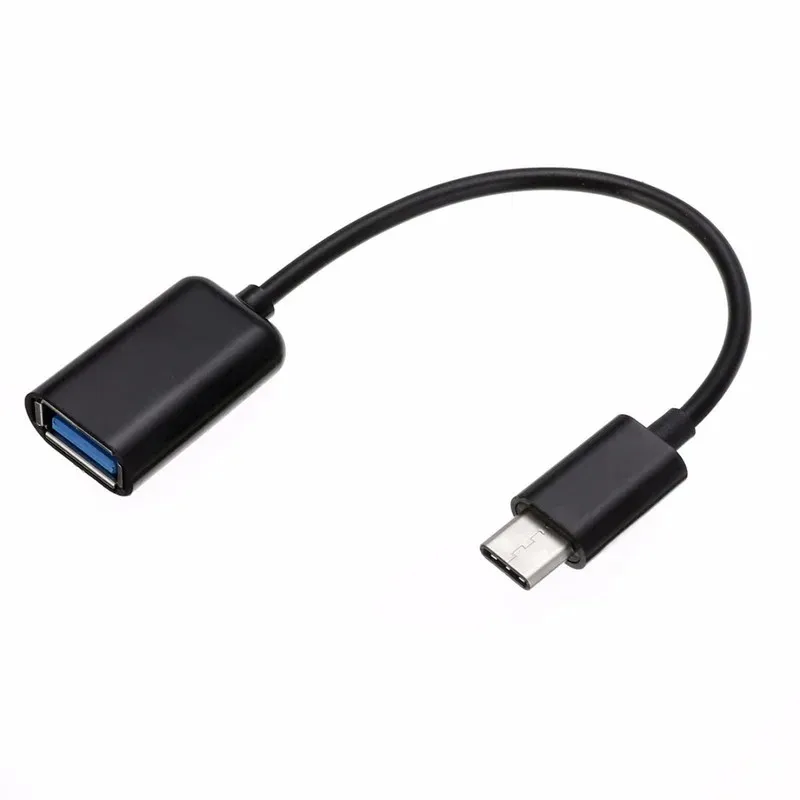 New Universal USB C3.1.0Glossy Type-C OTG Line Type C Male To USB Female TG Data Sync Converter Adapter Cable For IPhone IPad