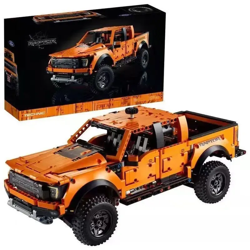 House Architecture DIY House Technical 42126 Ford Raptors F 150 Pickup Truck Racing Car 1379 st Building Model Fordon Tegelstenar Toys