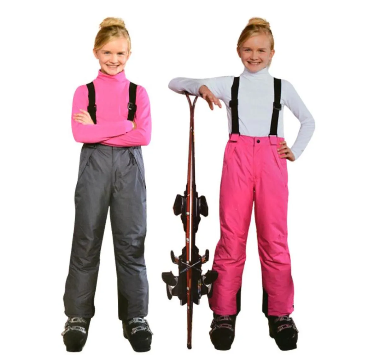 Kinderen Winter Ski Pants Waterdichte meisjes Warm Jumpsuits Boys Sneeuwbroek 8 10 12 jaar Kinderen Snowboard Baby Buiten Overalls T21258912