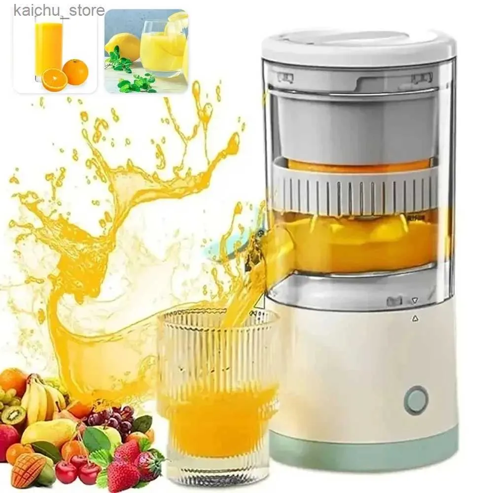 Juicers Multi functional portable electric juicer USB charging electric mixing bottle summer ice cream smoothies lemon juice for home use Y240418