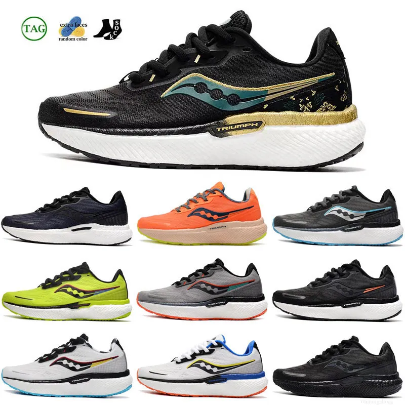 Saucony Triumph Victory 19 캐주얼 신발 운동화 새로운 가벼운 충격 흡수 통기성 스포츠 운동화 크기 36-46