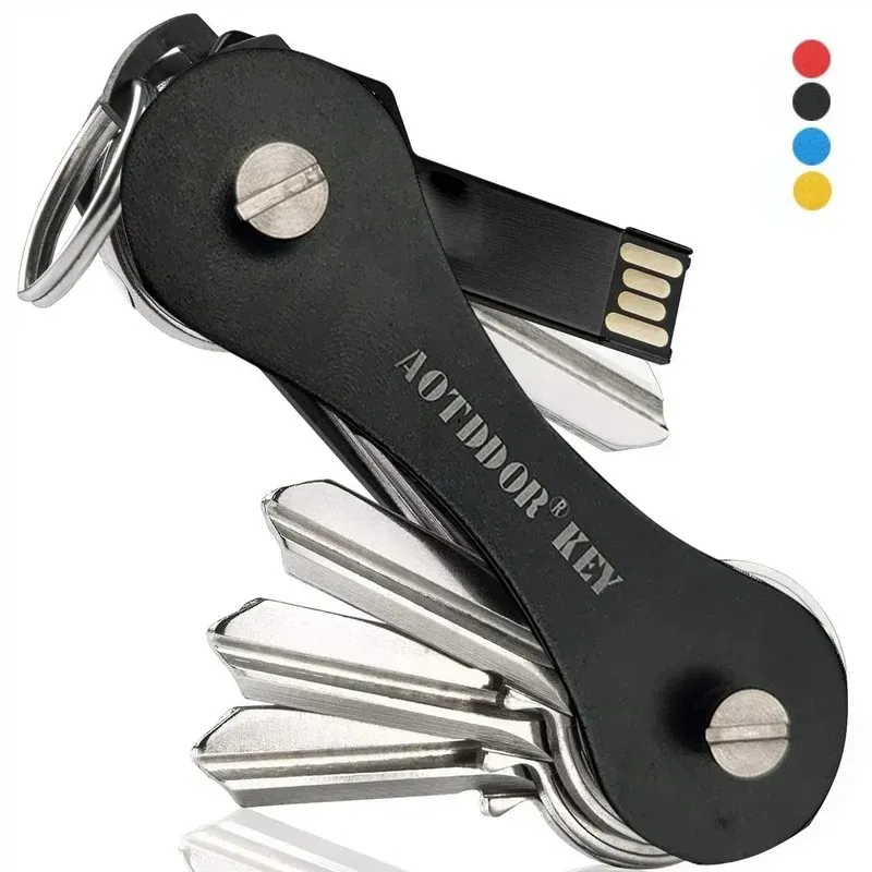 Nyckelarrangör Holder Door Key Pocket Organization Tool Nyckelklipp med fickklipp 3 uppsättningar skruv