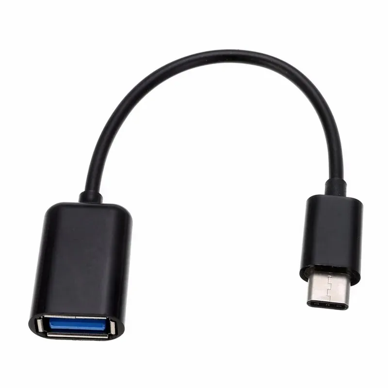 New Universal USB C3.1.0Glossy Type-C OTG Line Type C Male To USB Female TG Data Sync Converter Adapter Cable For IPhone IPad