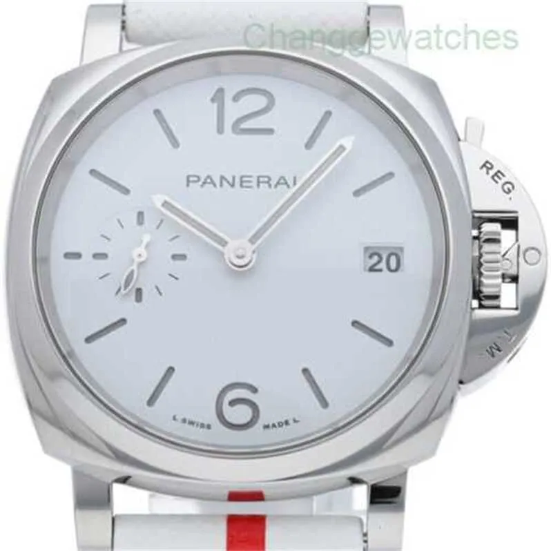 Designer Wristwatch Luxury Watches Automatic Watch Mens Watch Peneri Due Luna Rossa PAM01306 Box Garantie en acier inoxydable / Leatherwlp9lo