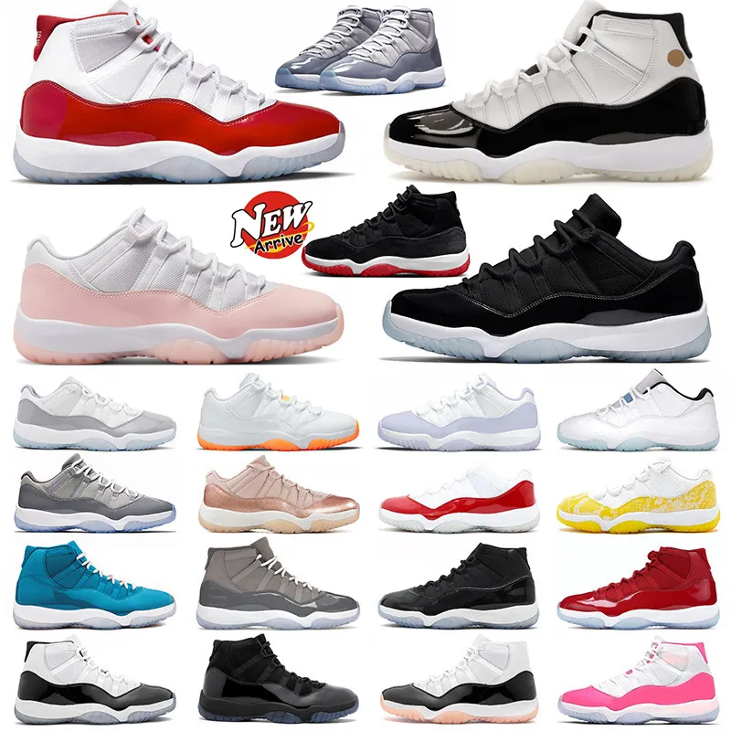 jordan 11 jordans11 j11 retro 11s Neapolitan Cherry Cement Grey Bred Gamma Blue Cool Grey Space Jam【code ：L】Mens Womens Outdoor Sports Trainers Sneakers