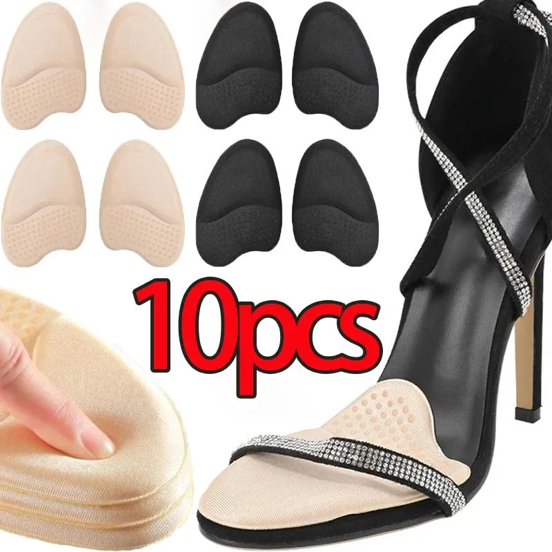 Kadınlar SOCKS Silikon Ön Feriam Pad Yüksek Topuklu Ayakkabılar için Yastık Padleri Anti Slip Sandallar Jel Ayakkabı Toyları