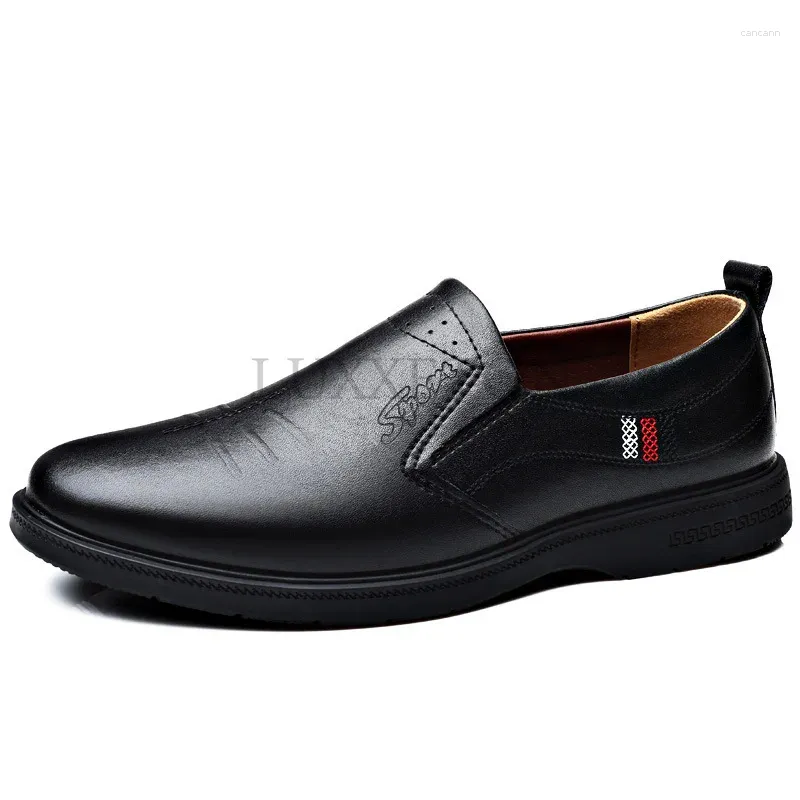 Casual Shoes British Style Gents Ręcznie robione sukienka Męskie Biuro Tokowe Biuro Włoskie oryginalne skórzane mokasyna dla mężczyzny